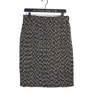 deedee & edee Brown Wool Tweed Skirt 8